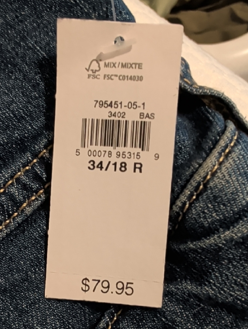 GAP Women's Skinny Jeans in Medium Blue Wash - Picture 4 of 4